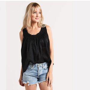 FRAME Smocked Yoke Tank